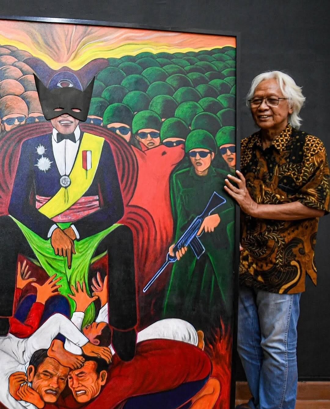 Indonesian Artist's Exhibition Canceled Over Political Paintings