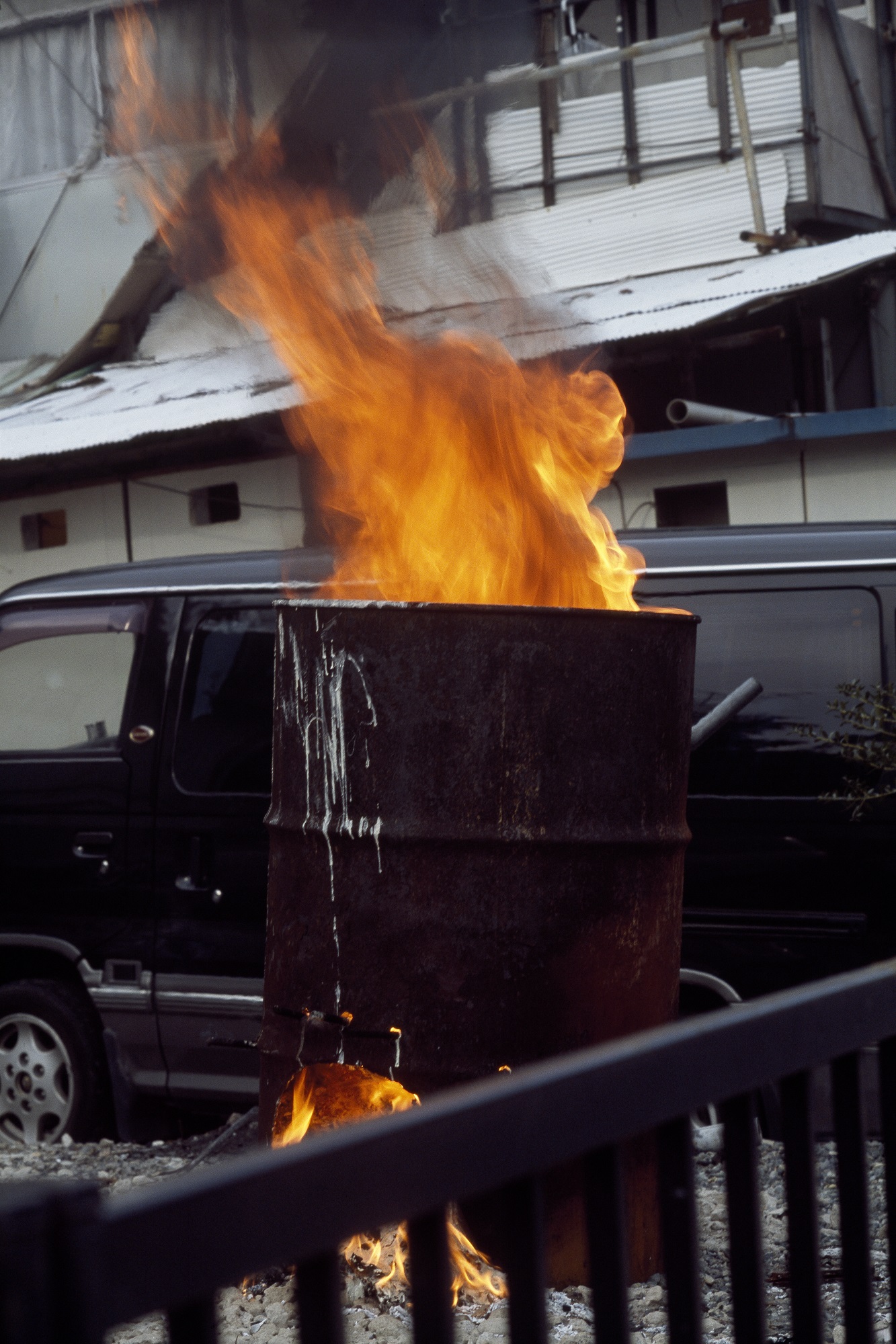 Control and Chaos in “Burn | Overflow”